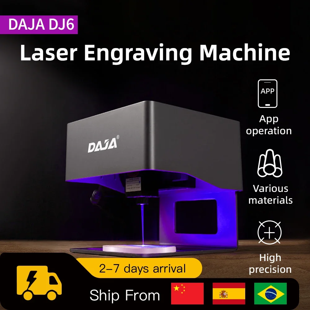 Fiber Laser Marking Machine 30W - DAJA Lasergraveerder CNC DIY DJ6 Lasergraveermachine