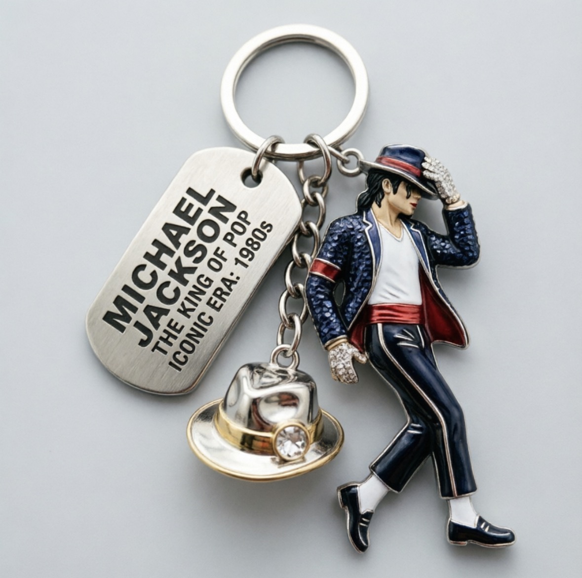 Packaging - Michael Jackson sleutelhanger rugzaktas hanger decoratie