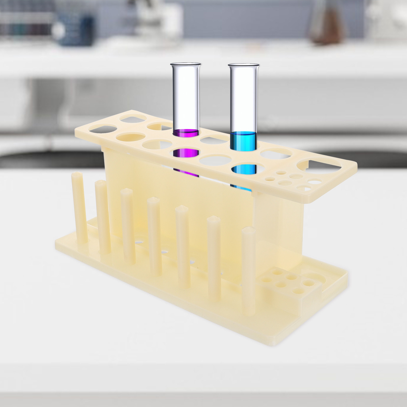 Reageerbuishouders van hout, l - Lab Equipment recensie en prijs