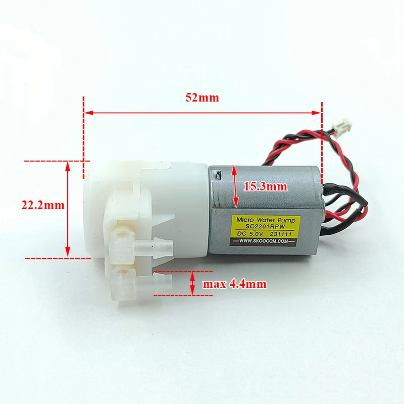 SKOOCOM SC2201RPM Mini 130 Per - Mini Peristaltic Pump 12V recensie en prijs