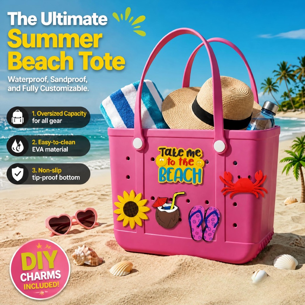 Oversized rubberen strandtas v - Packaging recensie en prijs