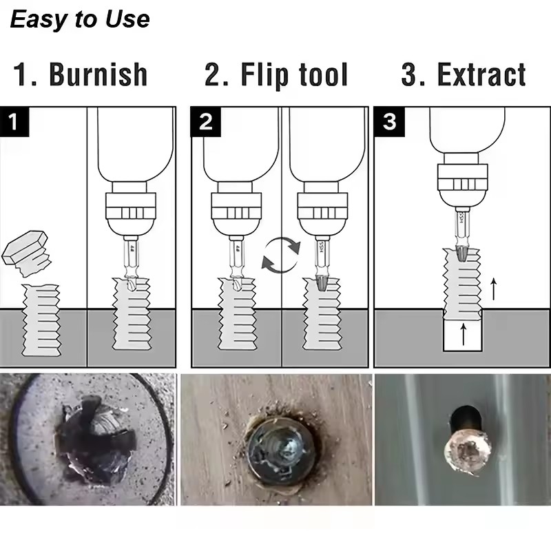 Beschadigde gebroken schroefex - Industrial Tools recensie en prijs